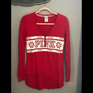 Victoria’s Secret PINK long pajama top